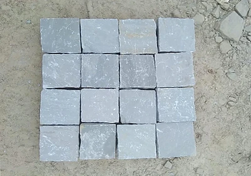 Grey Cobble slab