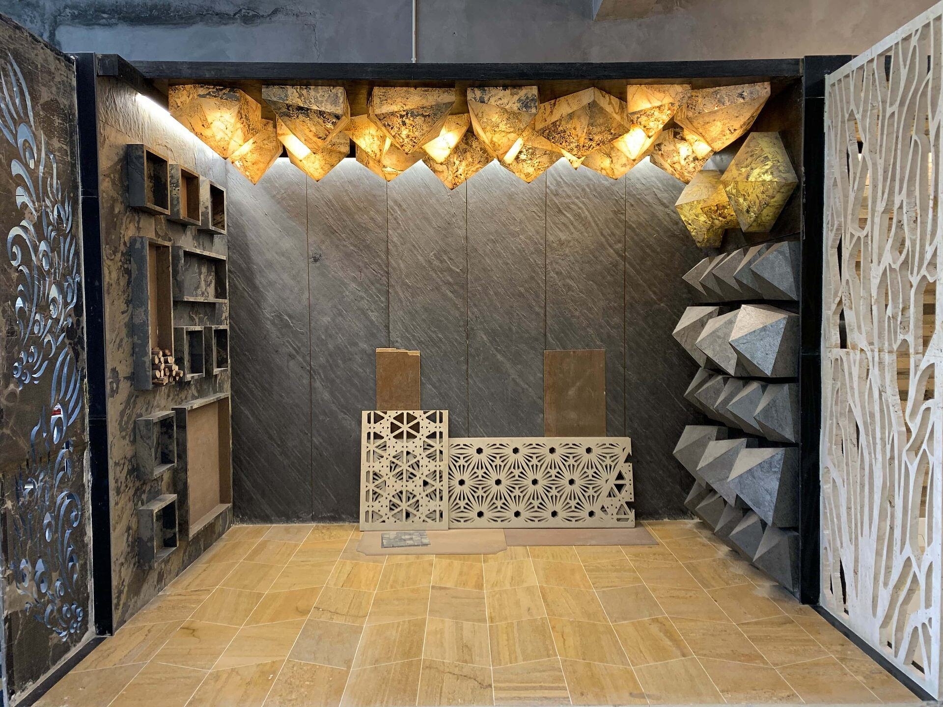 Divya Stones showroom display
