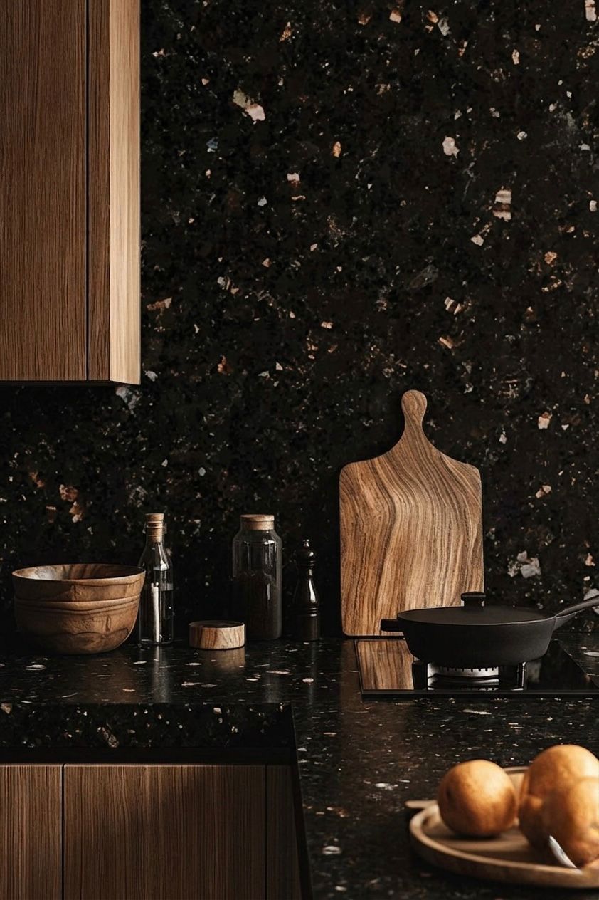 Kitchen Countertops — slab detail